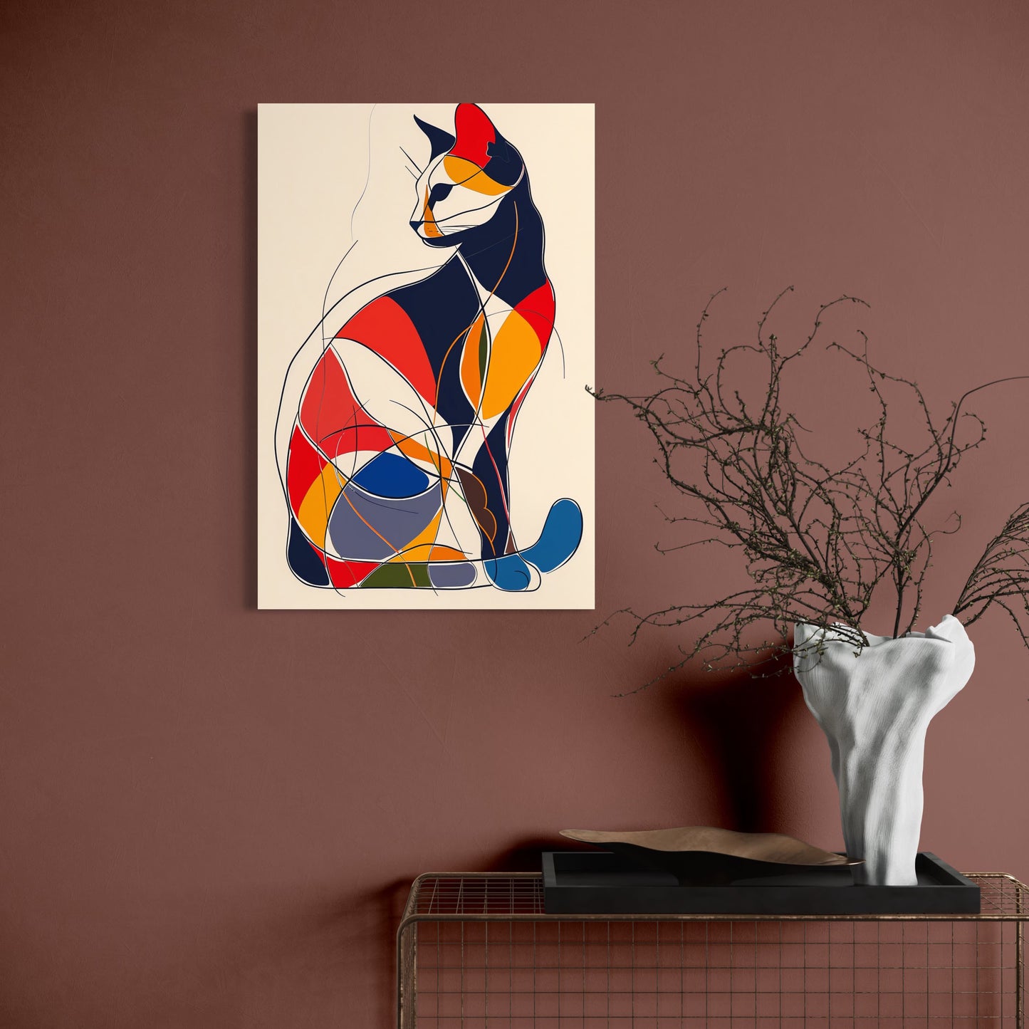 Cat Abstract Art #27